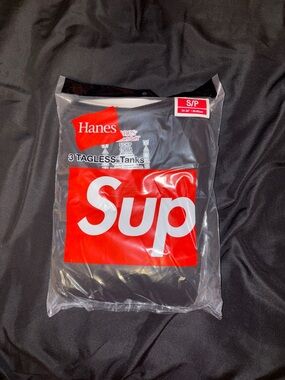 Hanes Black 3-Pack Tagless Tanks